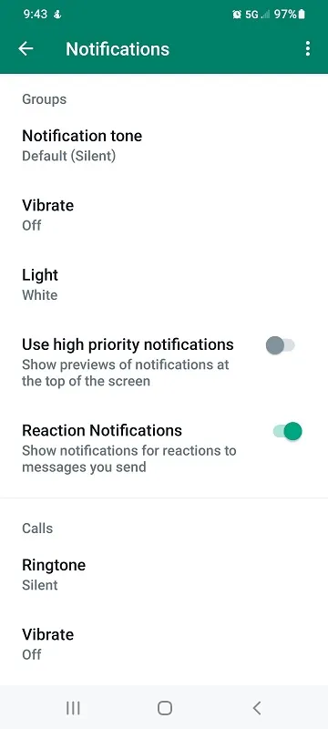 disable whatsapp calling settings image